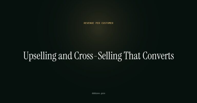Ecommerce upselling and cross-selling - article cover