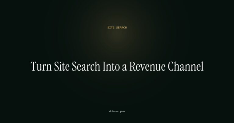 Ecommerce site search - article cover