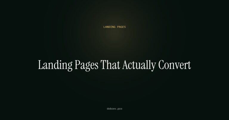 Ecommerce landing pages - article cover