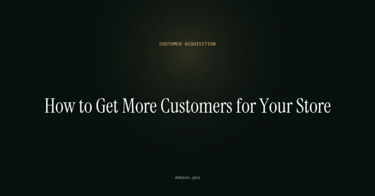 How to get more ecommerce customers - article cover