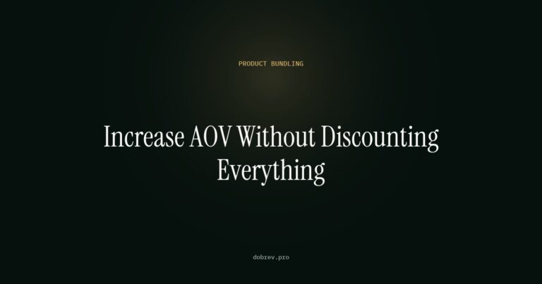 Ecommerce product bundling - article cover